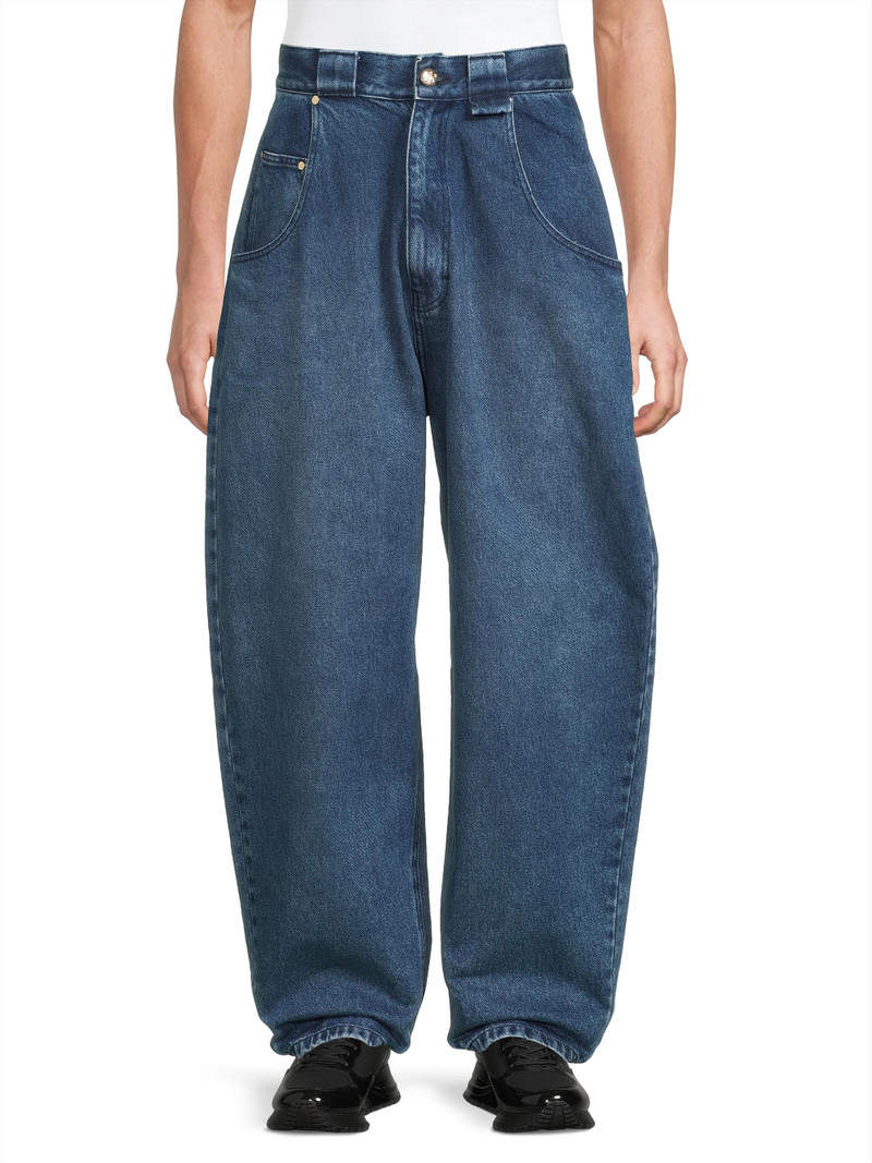 Men's Bad Boy Barrel Jeans - Washed Indigo 3