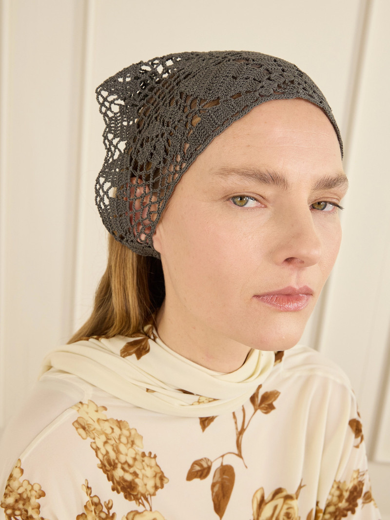 MAGDA BUTRYM Crocheted Cotton Scarf outlook