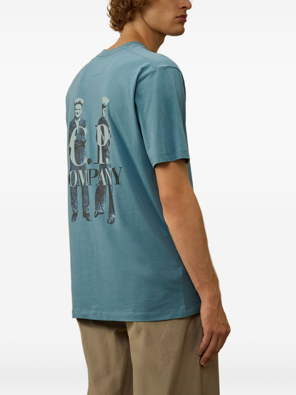 British Sailor logo-print crew-neck T-shirt - 4