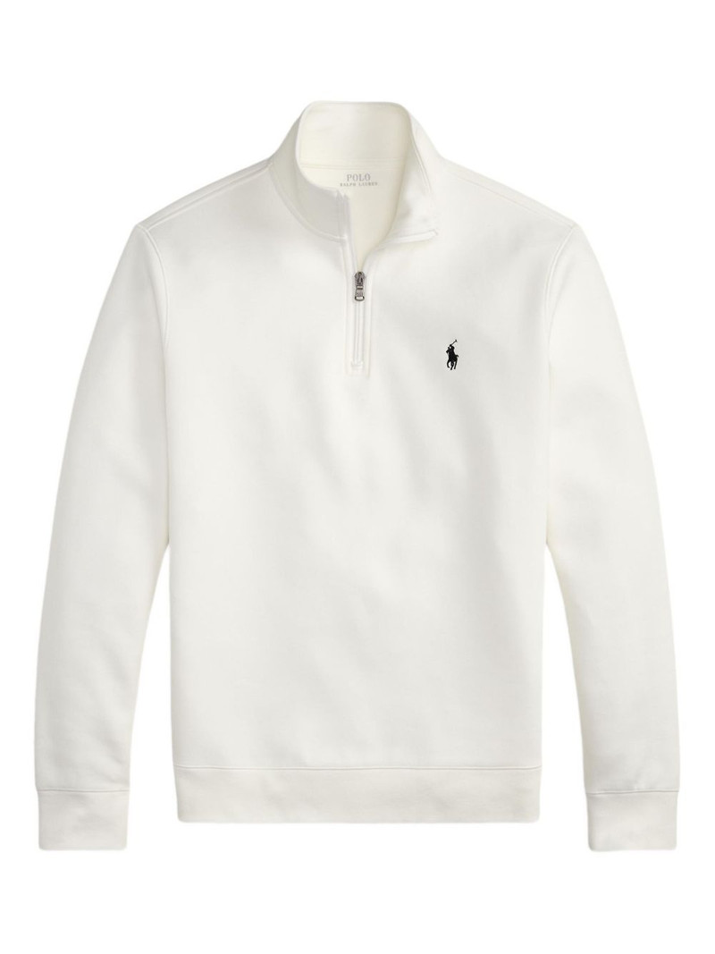 Double-knit quarter-zip pullover 1
