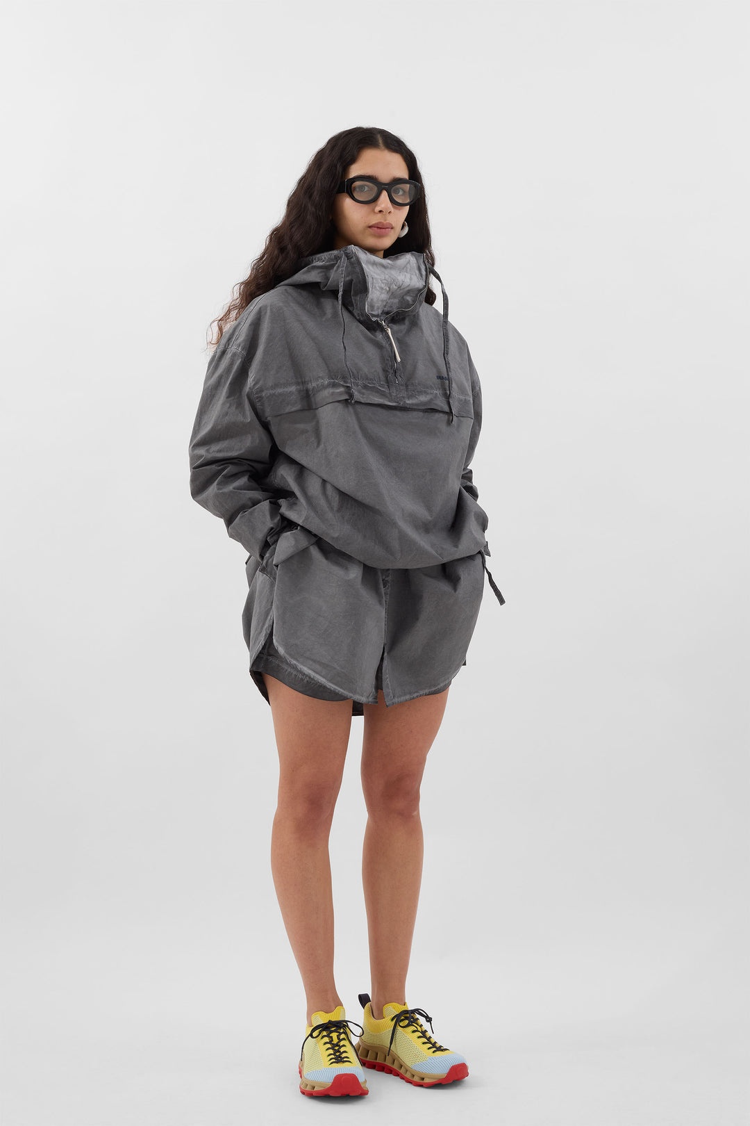 ELASTIC SHORTS / anthracite - 3