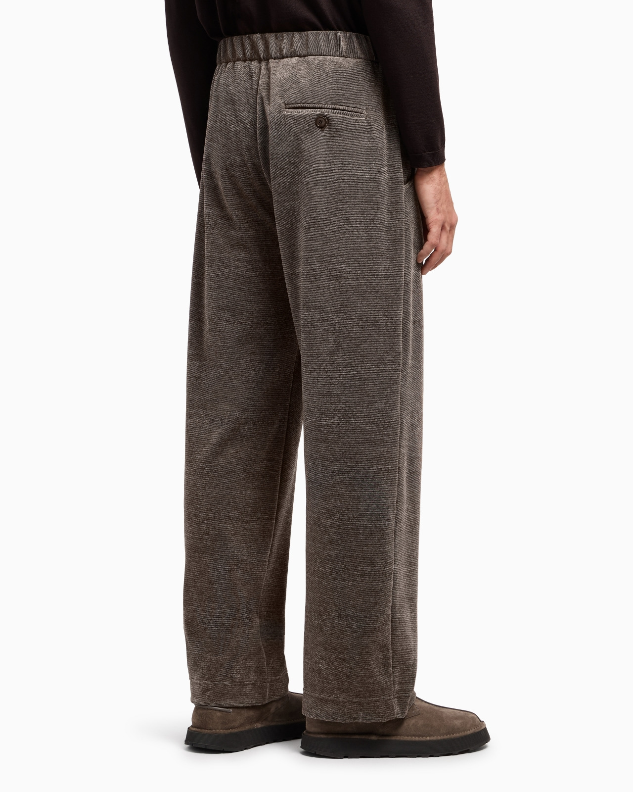 ASV SINGLE-PLEAT TROUSERS IN MILLERAIES COTTON JERSEY - 3