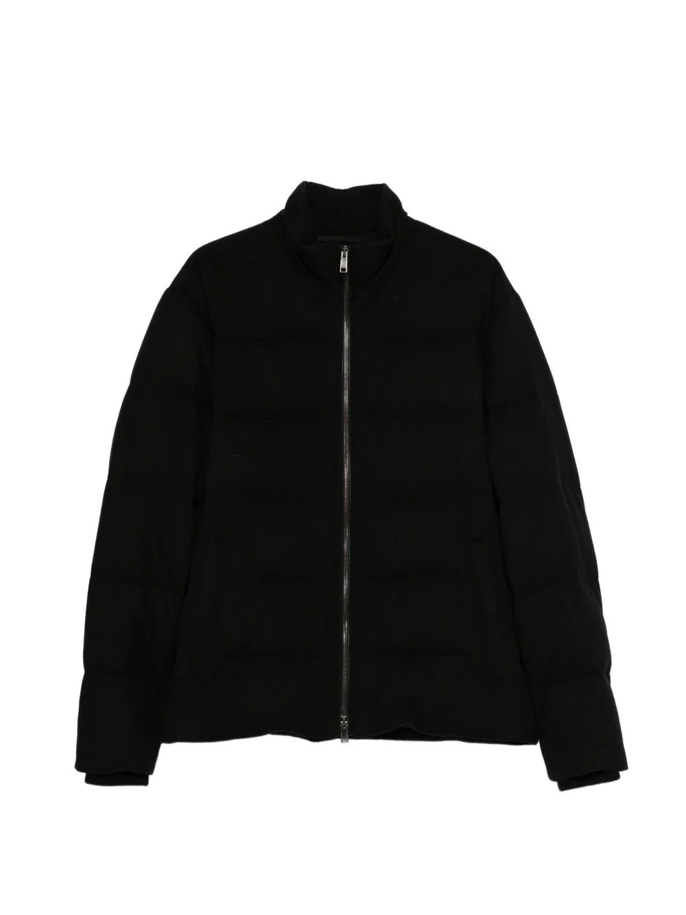 zip-up quilted jacket - 1