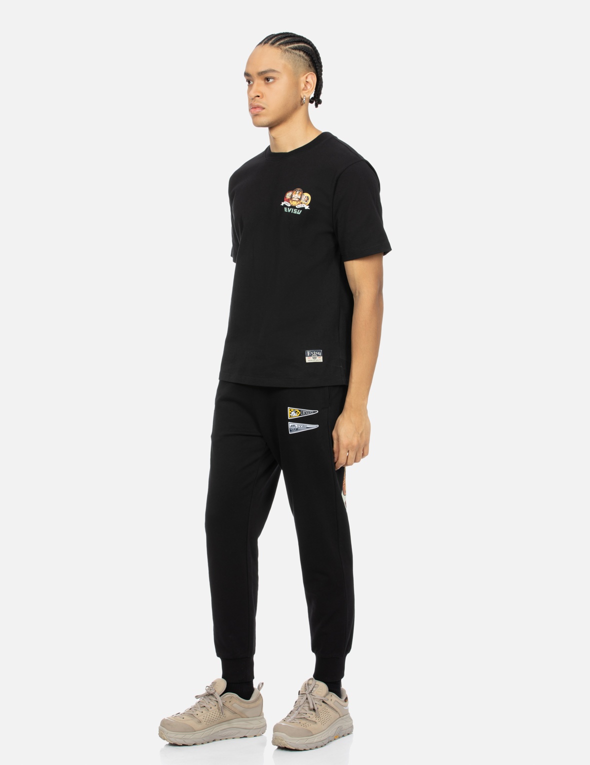 DARUMA DAICOCK PRINT REGULAR FIT SWEATPANTS - 4