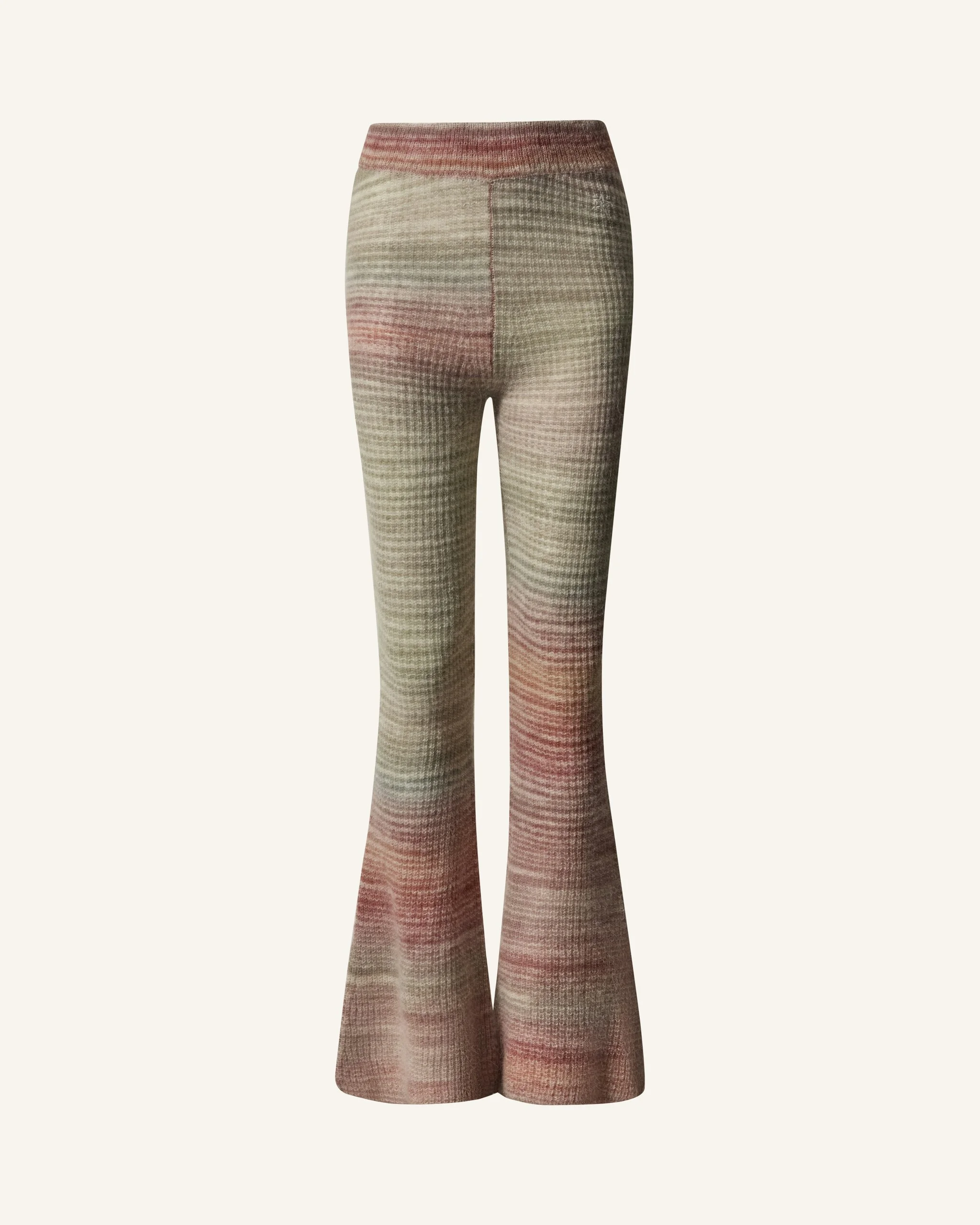 Wool Rainbow Knit Pant - 1