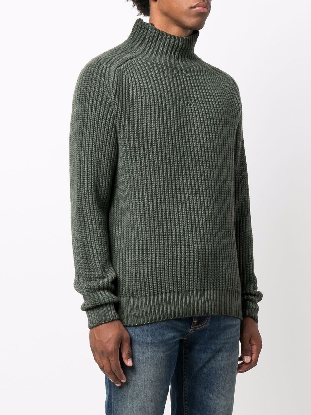 ribbed knit jumper - 3