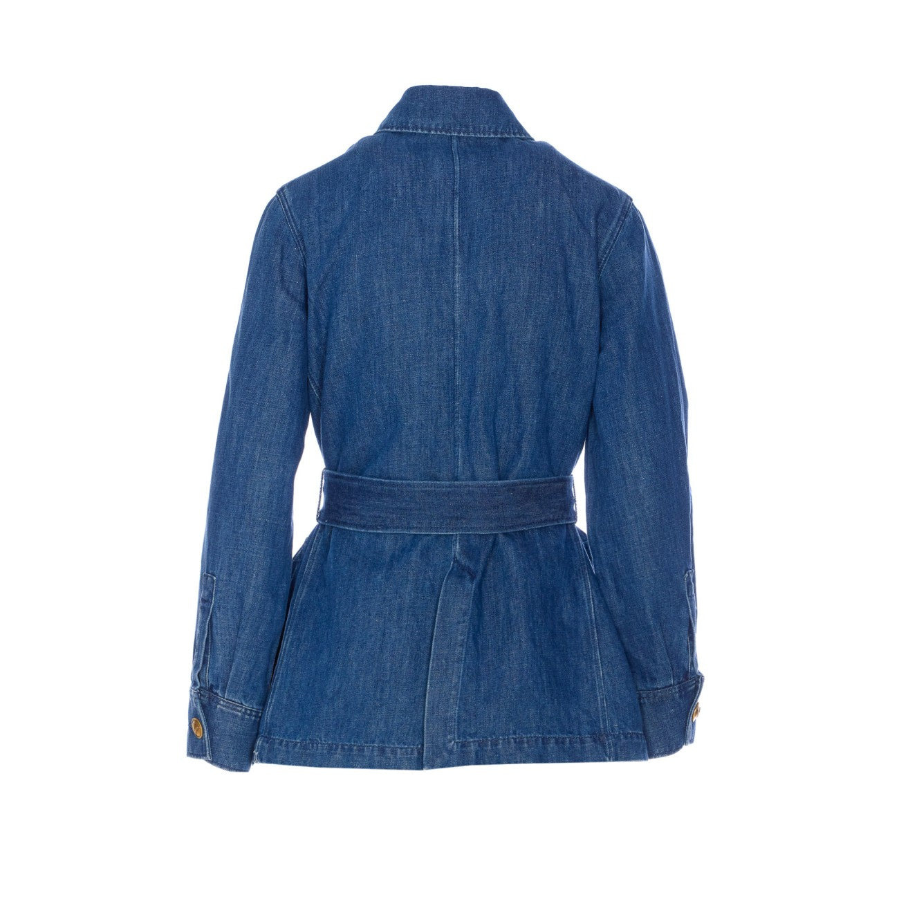 Valentino Garavani Women Solid Sahariana In Denim - 2