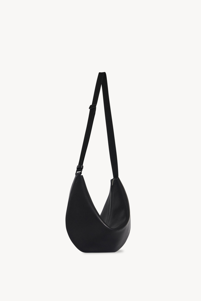The Row Crossbody Crescent Bag in Leather outlook