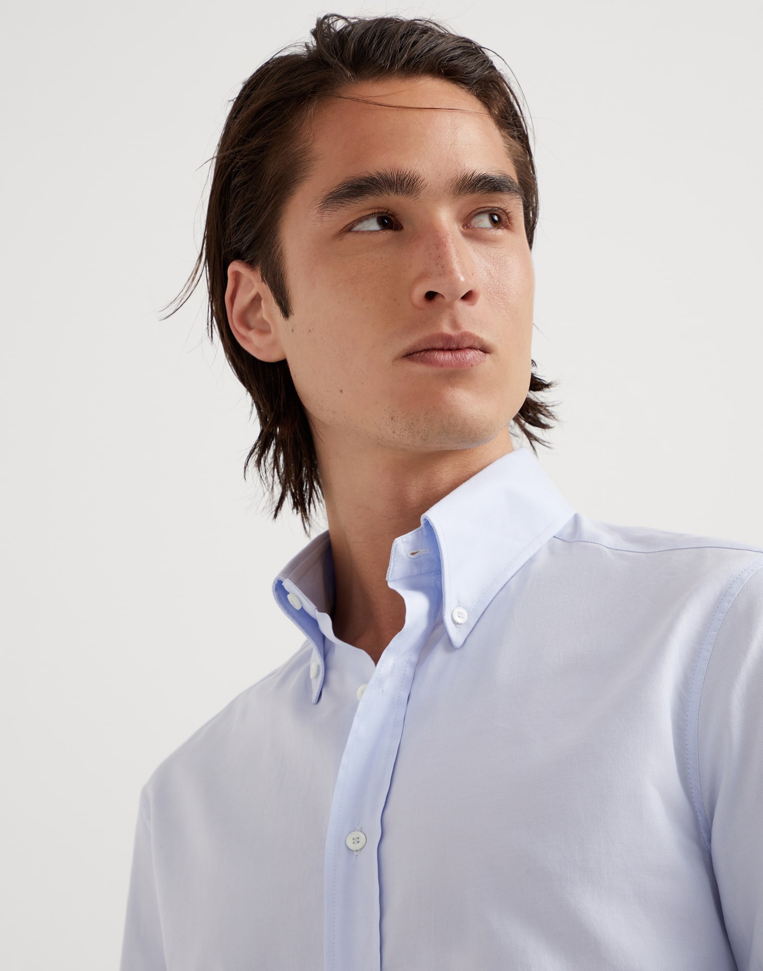 Oxford slim fit shirt with button-down collar - 3