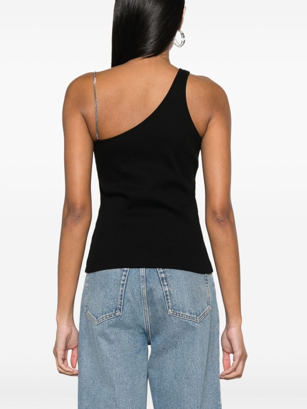 4G-plaque ribbed-knit tank top - 4