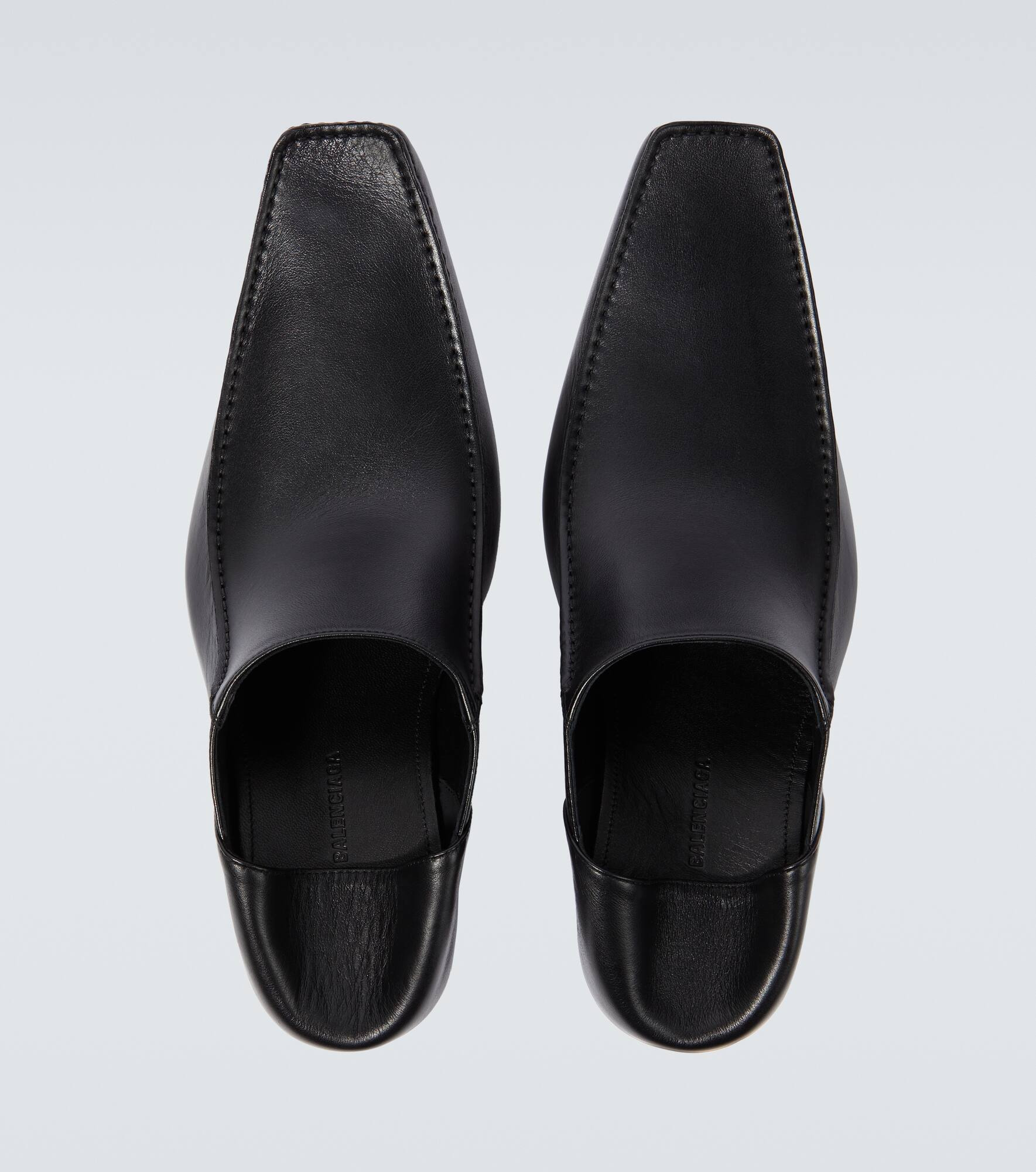 Romeo leather slippers - 4