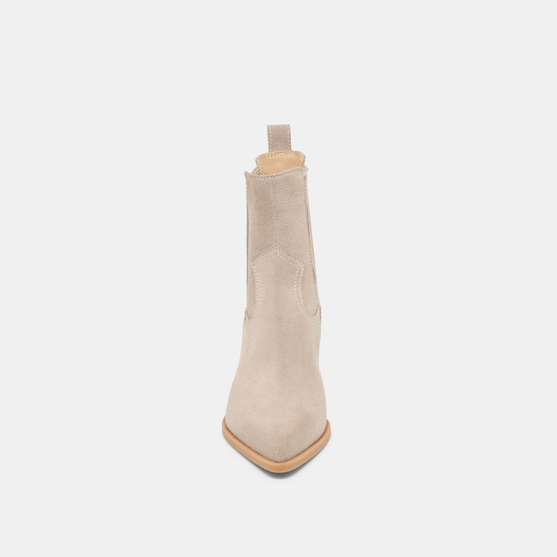 SLIM BOOTIES TAUPE SUEDE 6