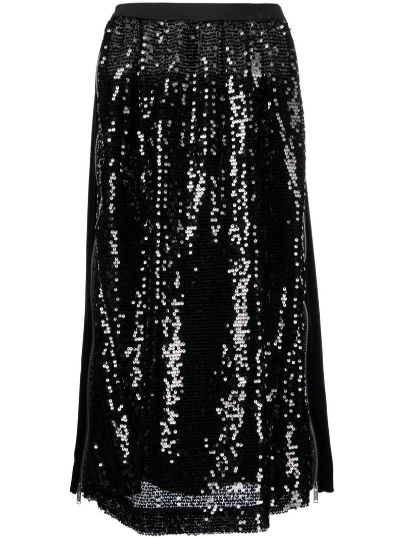 sequinned maxi skirt 1