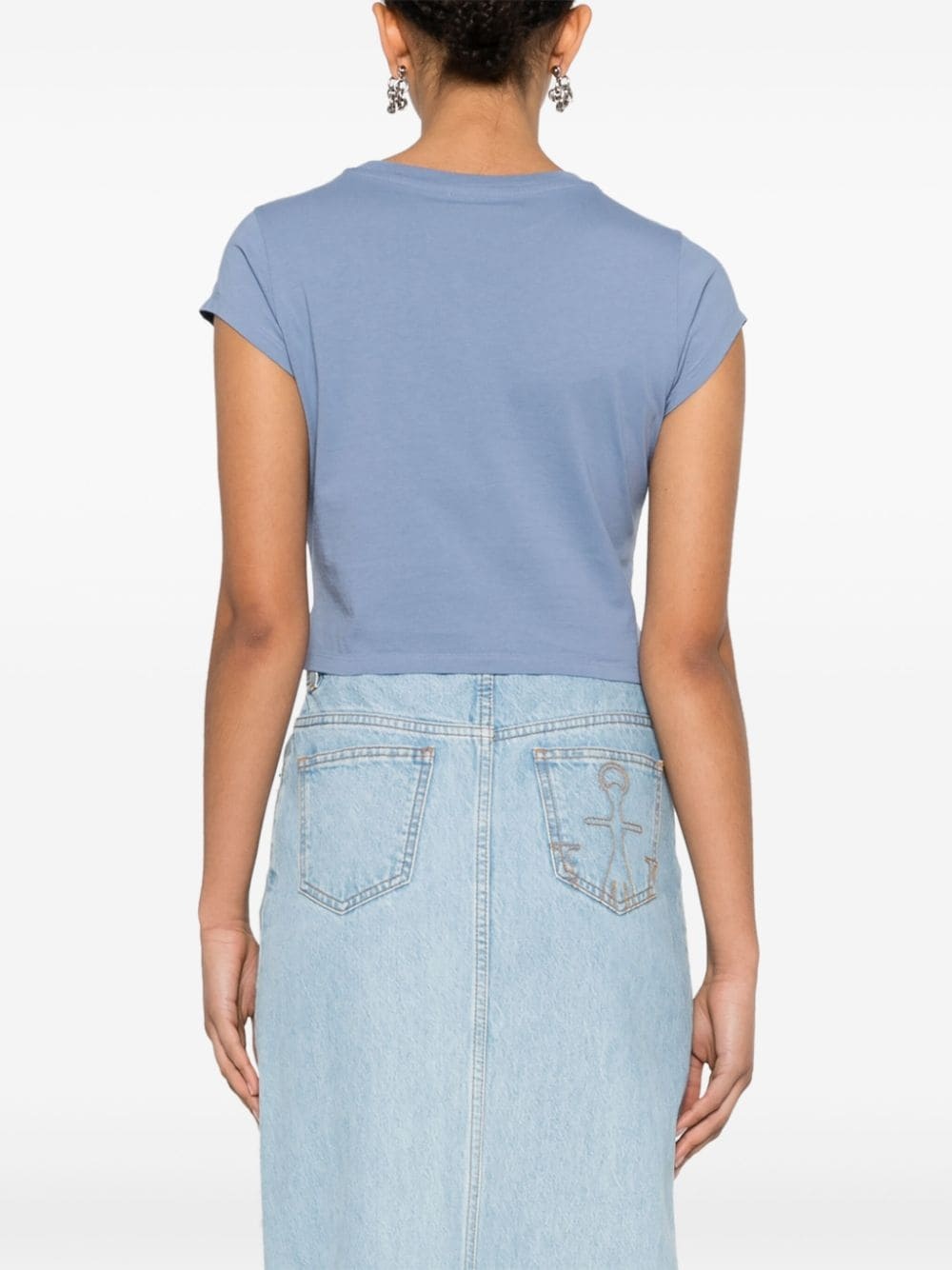 Rose cropped T-shirt - 4