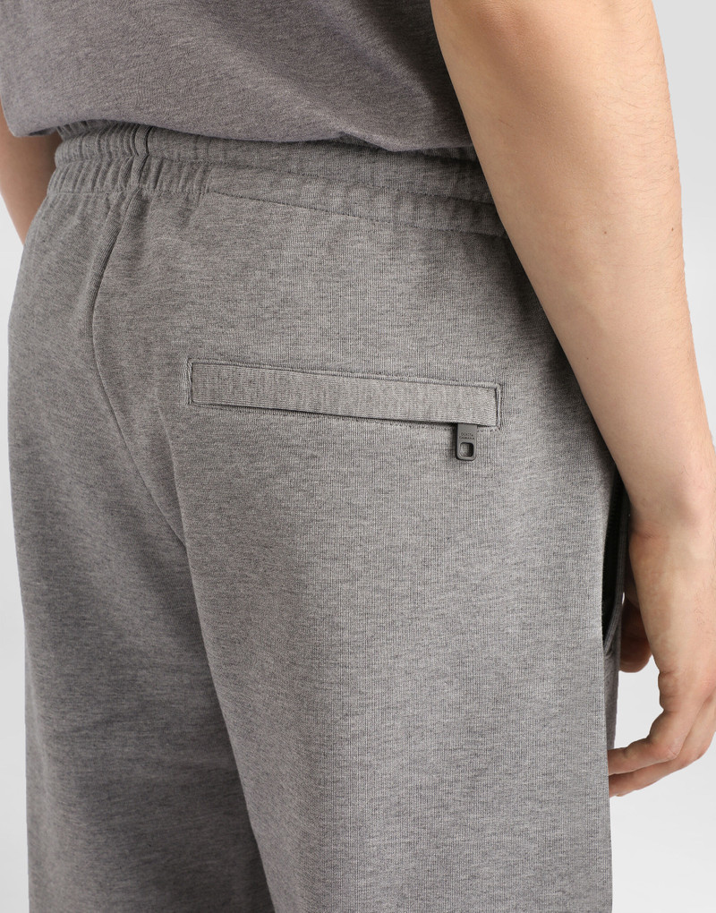 Jersey jogging shorts with embroidery 5