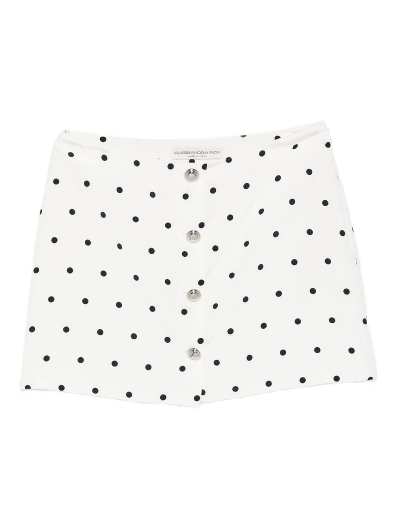 polka dot-print miniskirt 1