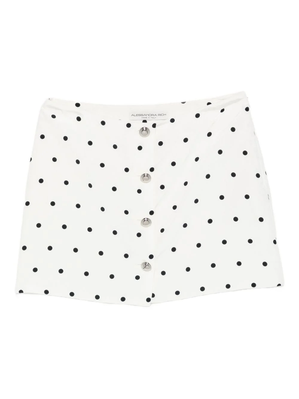 polka dot-print miniskirt - 1