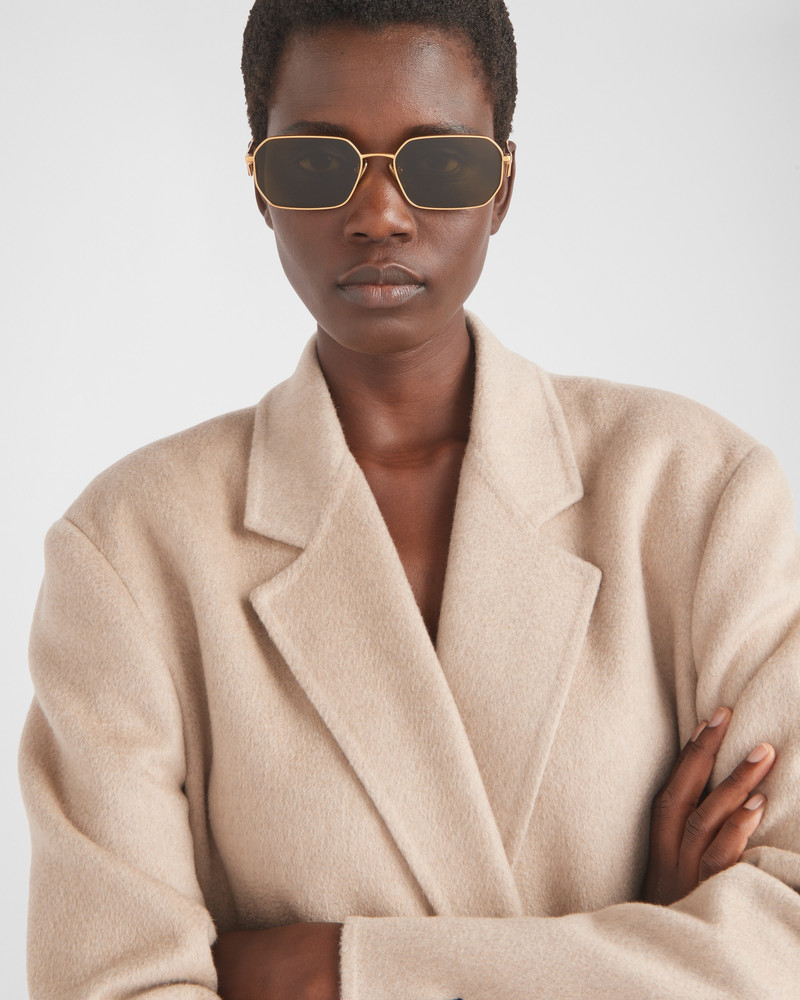 Sunglasses with triangle logo 6