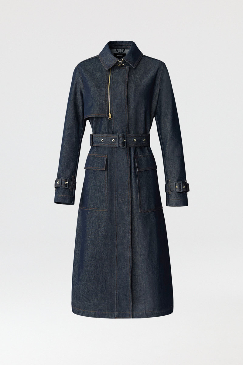 MACKAGE INDIA-DNM Organic Cotton Trench Coat outlook