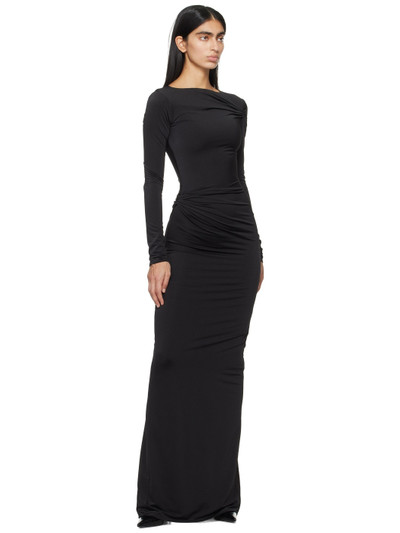 16ARLINGTON Black Nubria Maxi Dress outlook