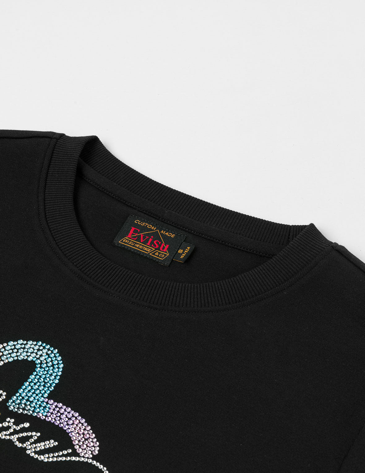 EVISU and Seagull Rhinestone Slim Fit T-shirt - 6
