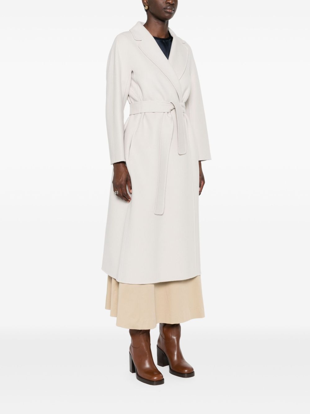 Esturia wool belted coat - 3