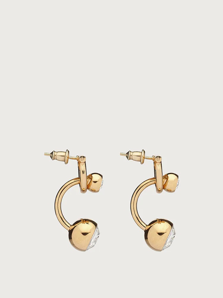 GANCINI CRYSTALS EARRINGS - 2
