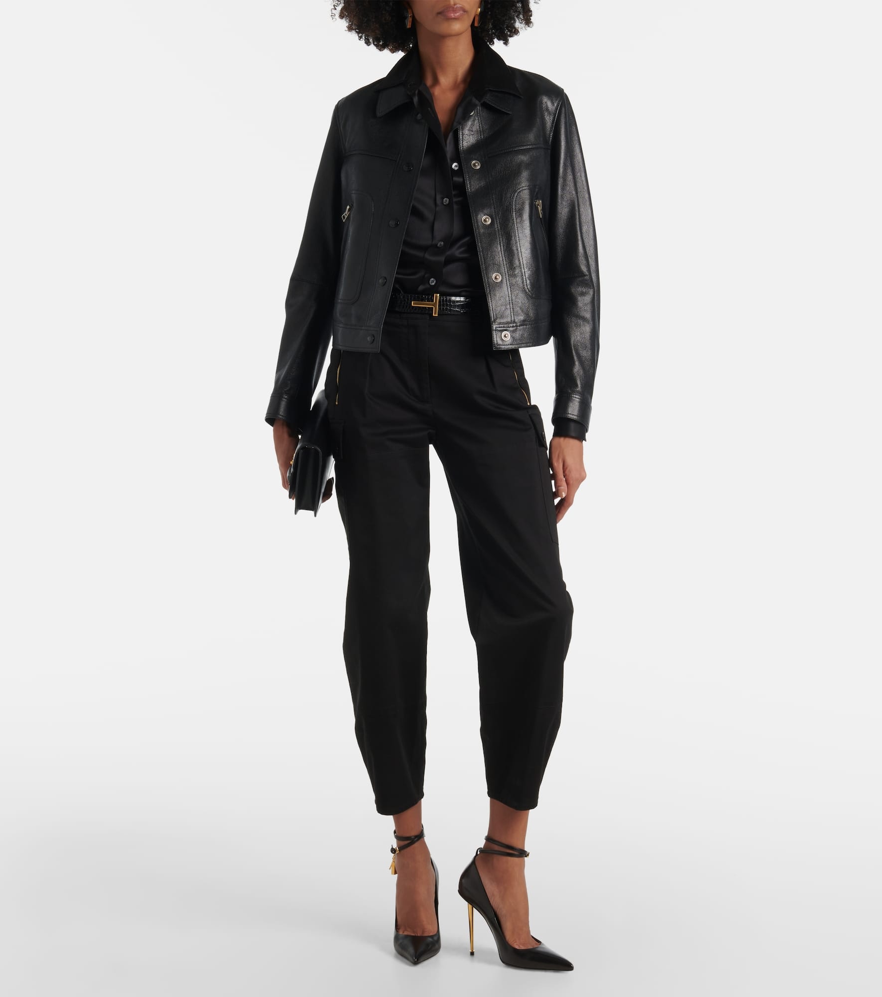 Cotton twill cargo pants - 2