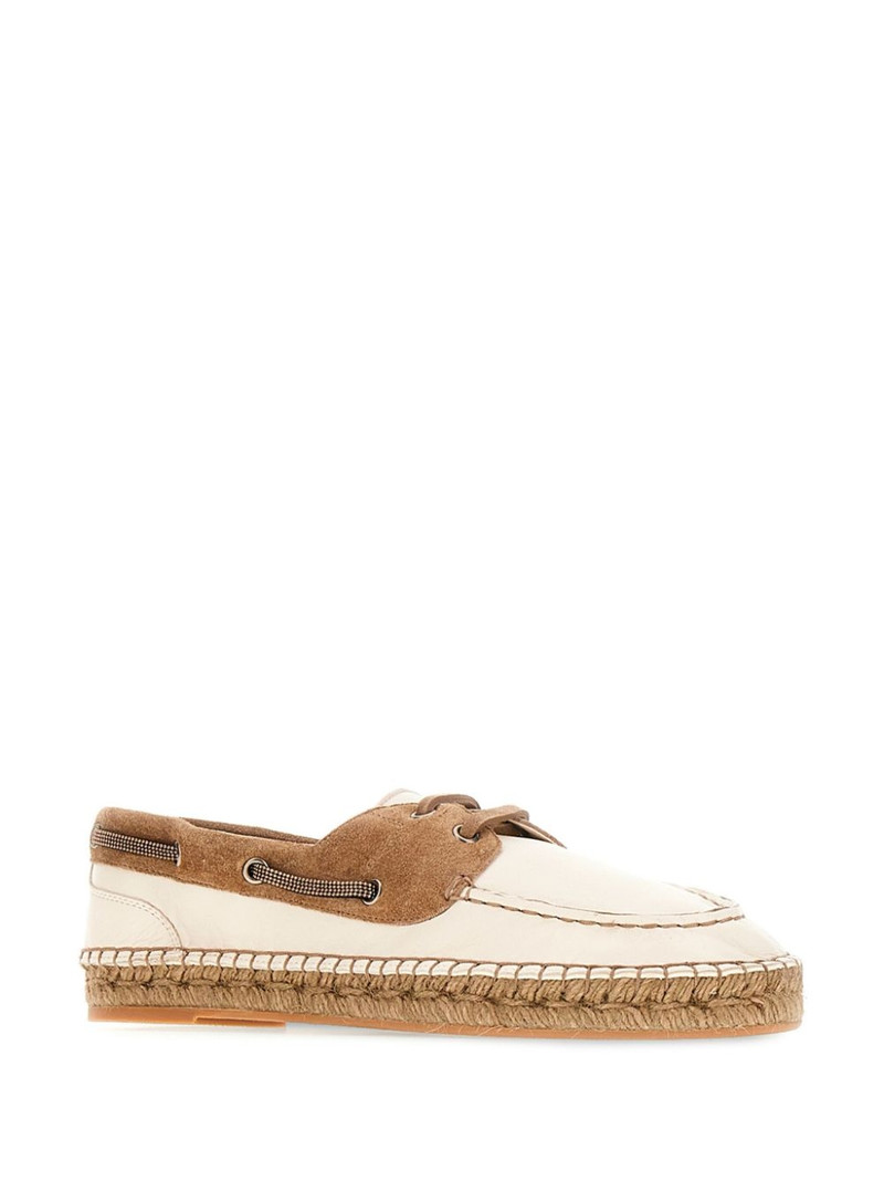 Brunello Cucinelli leather loafers outlook