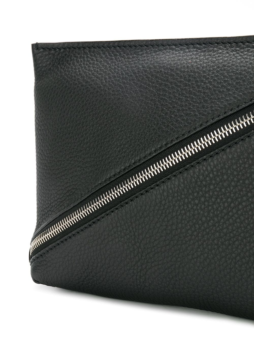 Pebbled Leather Zip Pouch - 4