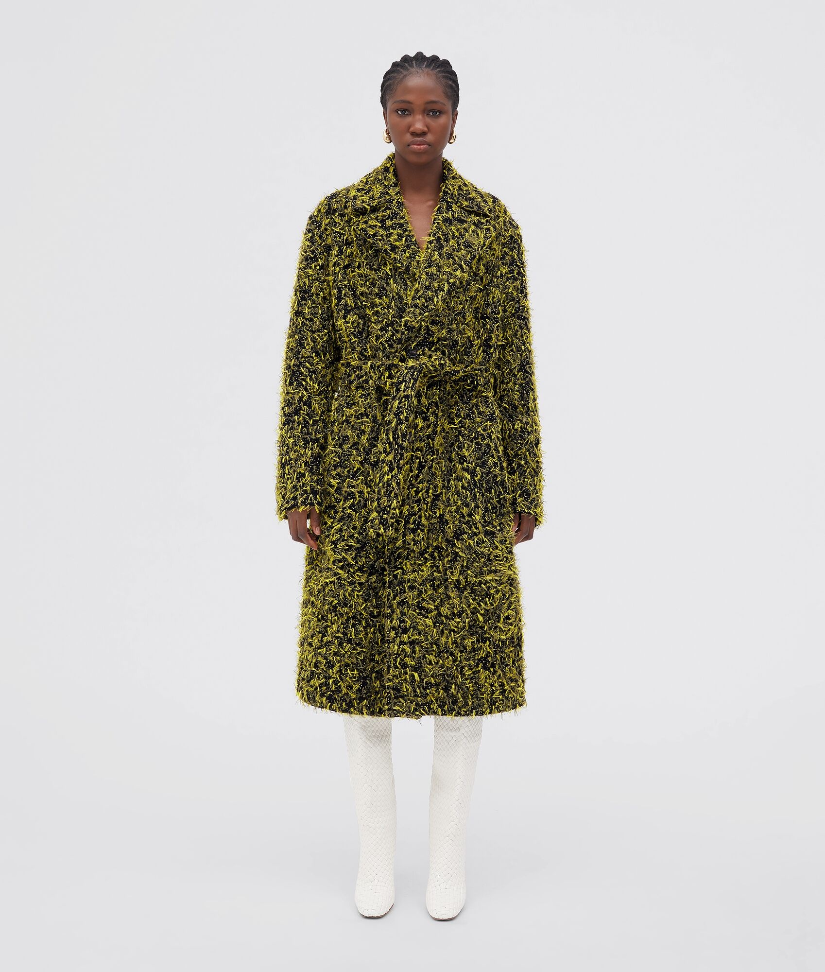 Fil Coupé Wool Coat - 1