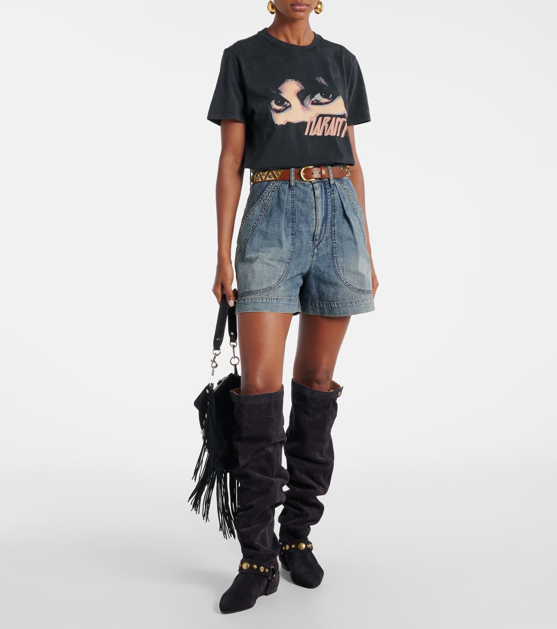 Zoeline printed cotton jersey T-shirt - 2