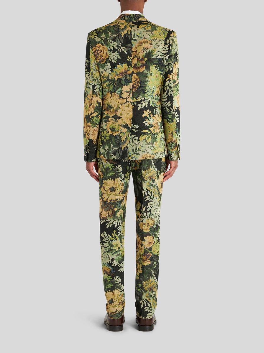 DOUBLE-BREASTED JACQUARD JACKET - 4
