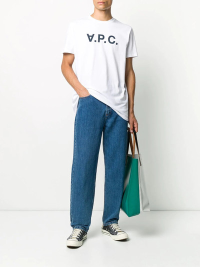 A.P.C. logo print t-shirt outlook