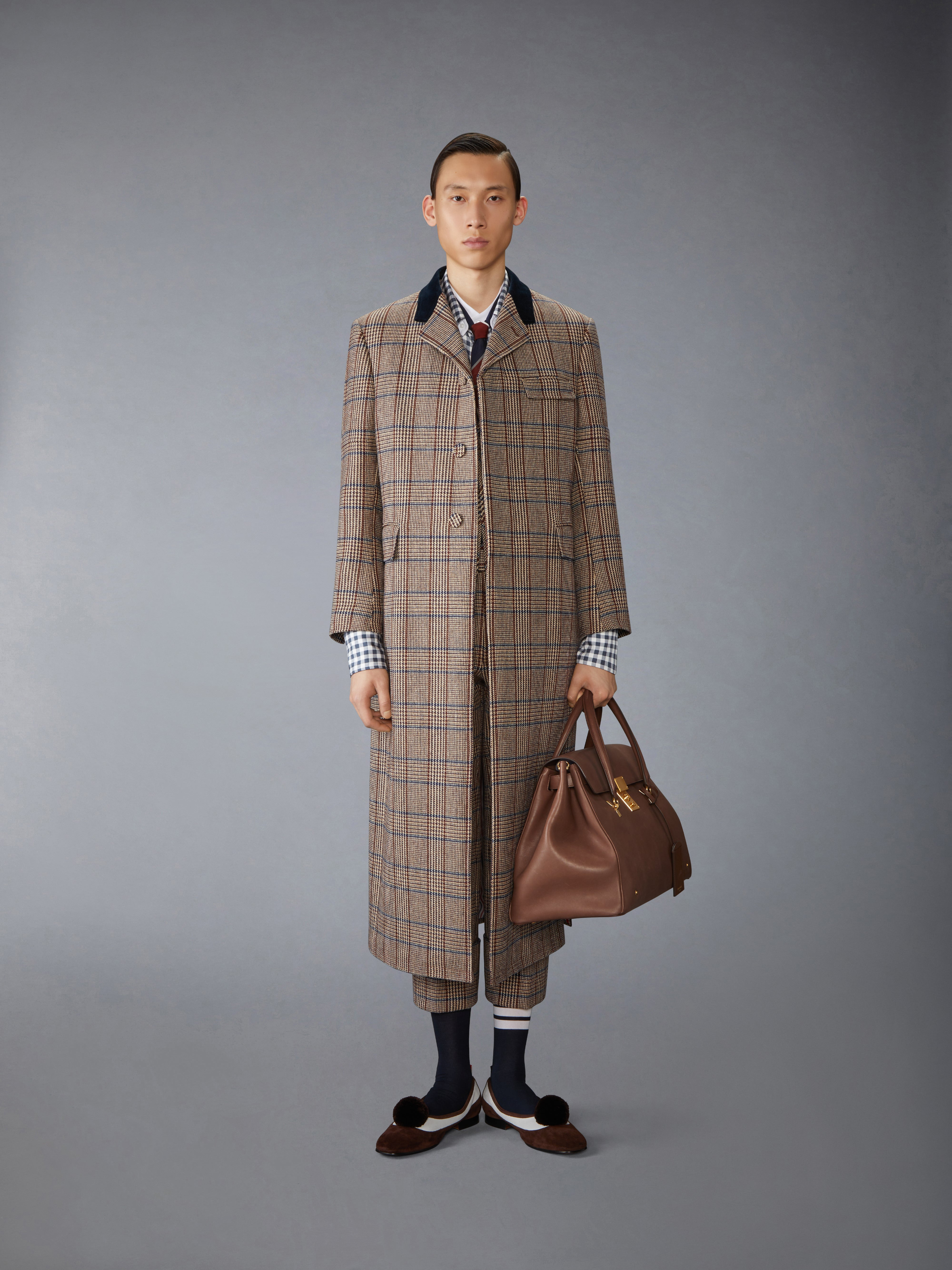 HUNTING TWEED CHESTERFIELD COAT - 5
