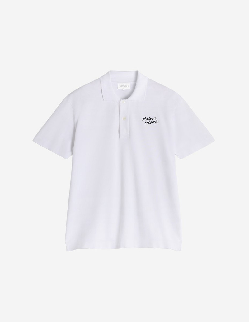 MAISON KITSUNE HANDWRITING COMFORT POLO 1