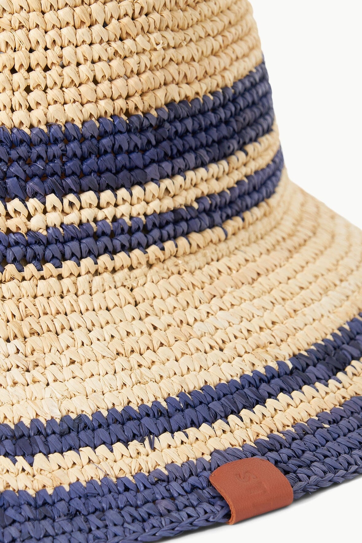 STAUD RITA BUCKET HAT NATURAL NAVY - 5
