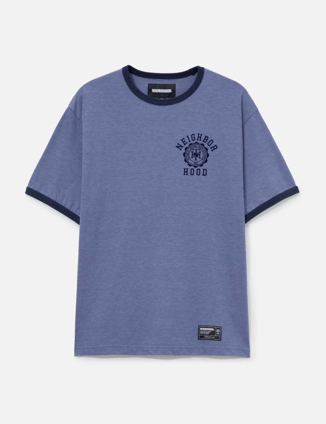 HEATHER FABRIC TEE SS - 1