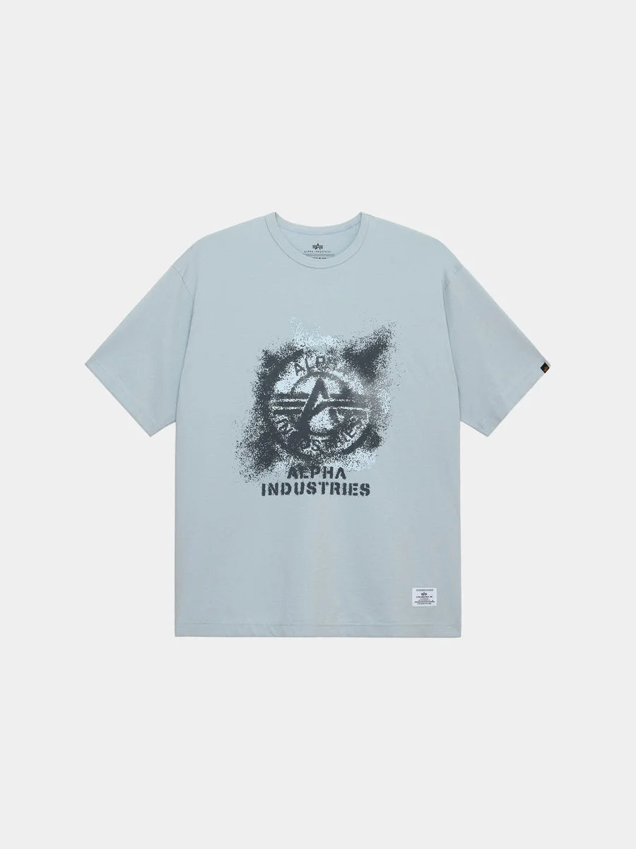 RELAXED FADED PRINT TEE - 1