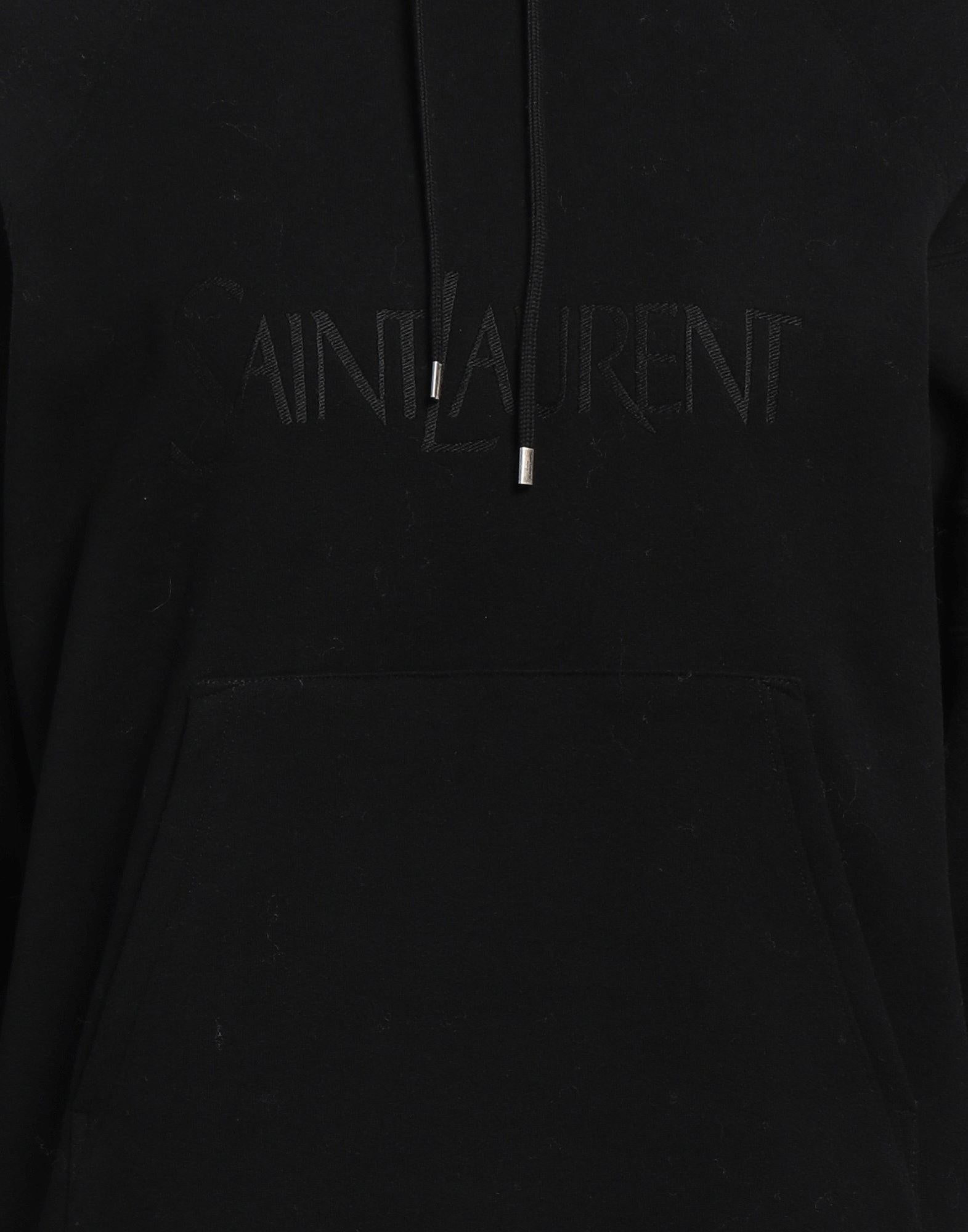 Black Women's Hooded Sweatshirt - 4