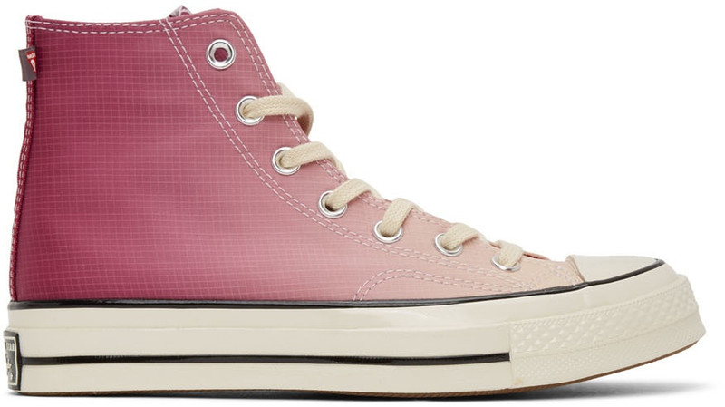 Purple & Pink PrimaLoft Chuck 70 High Sneakers - 1