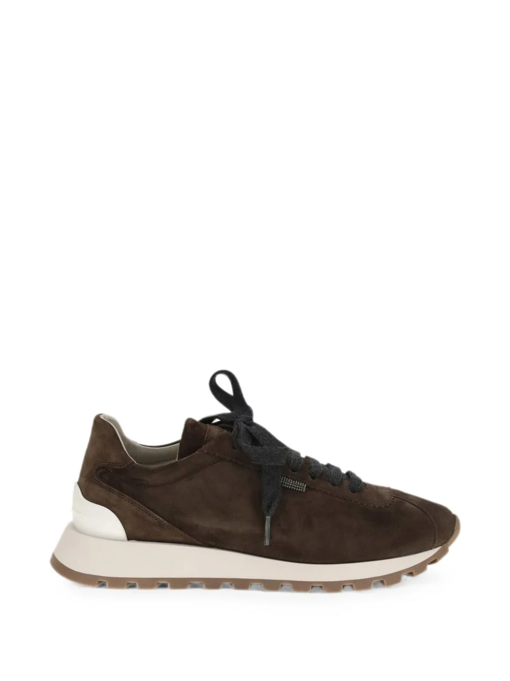Runner round-toe lace-up sneakers - 1