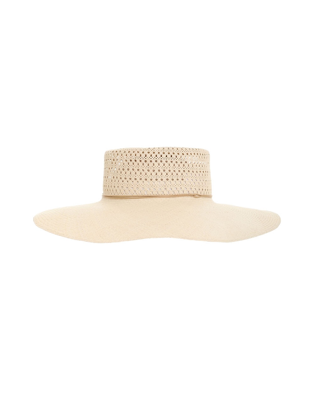 OPEN WEAVE CROWN BOATER - 4