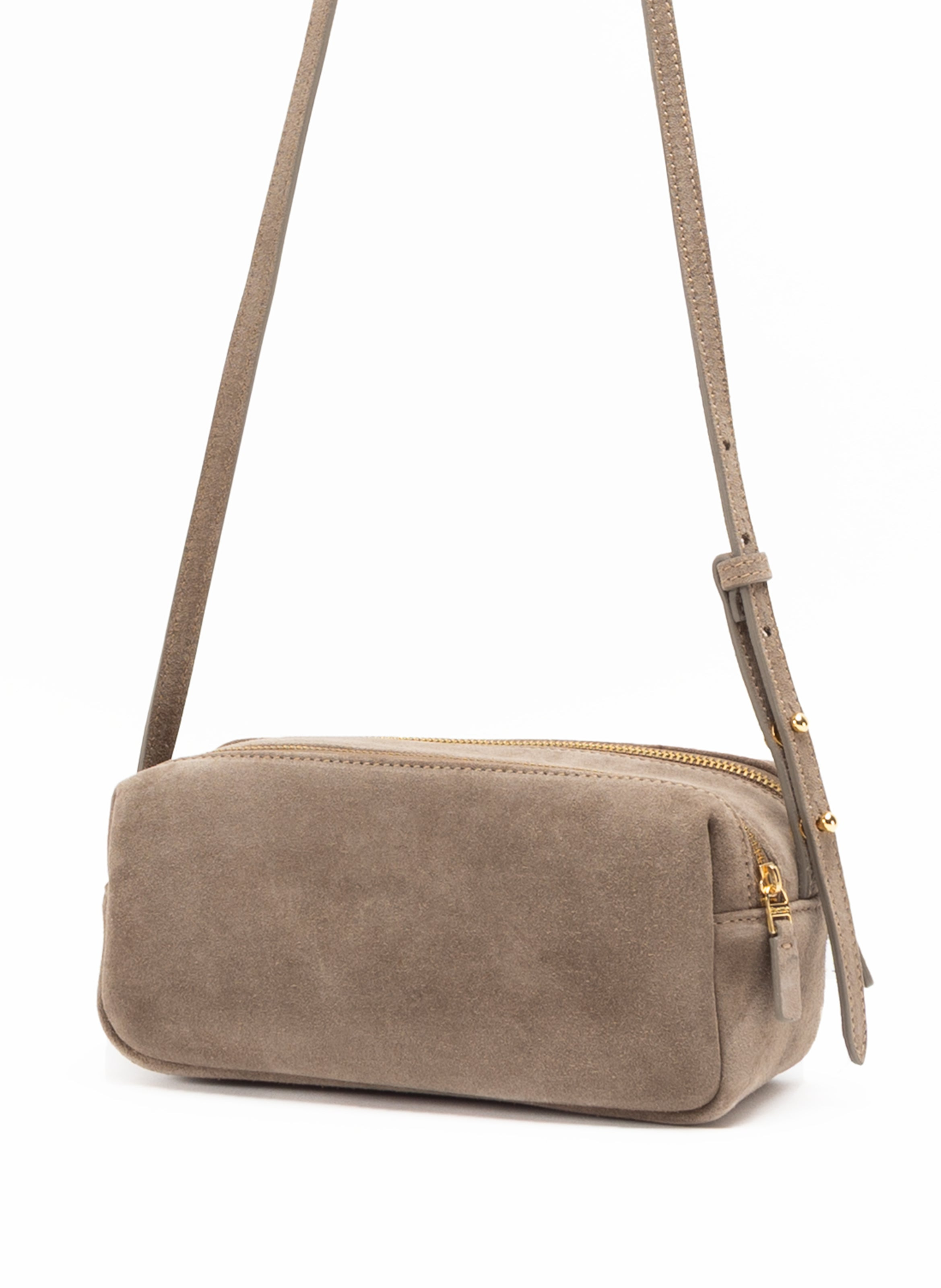 Mini Trousse Suede Taupe - 3