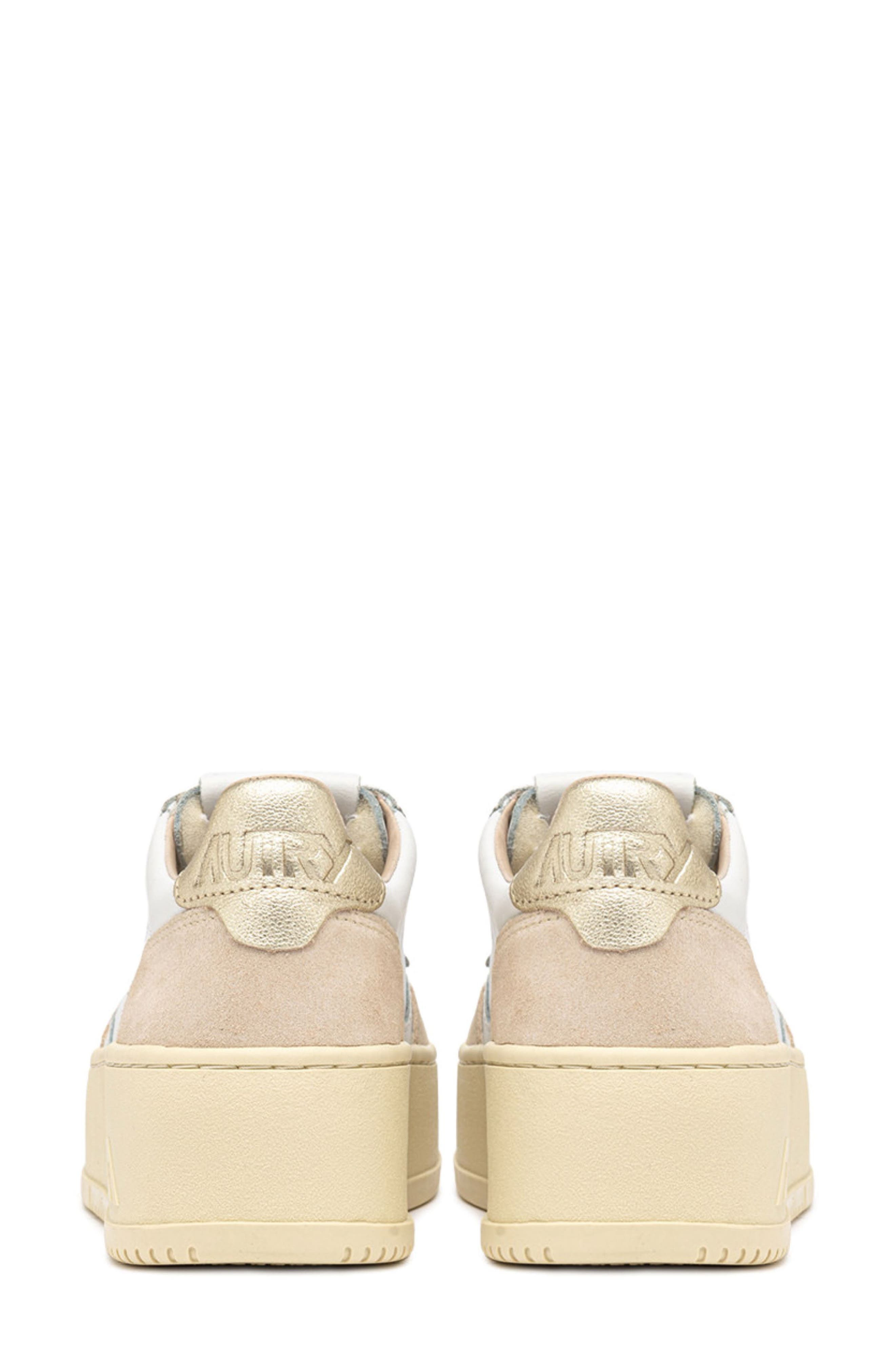 AUTRY Platform Sneaker in White Suede at Nordstrom - 2