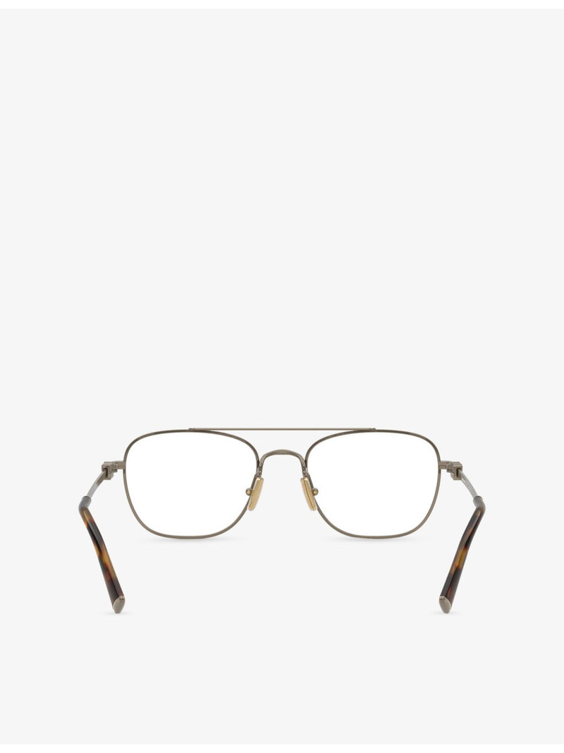 MU 51WV Square-Frame Metal Glasses 4