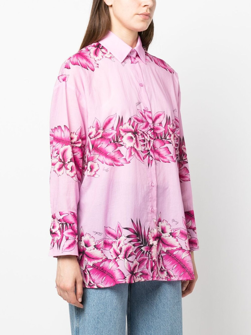 floral-print cotton shirt 3
