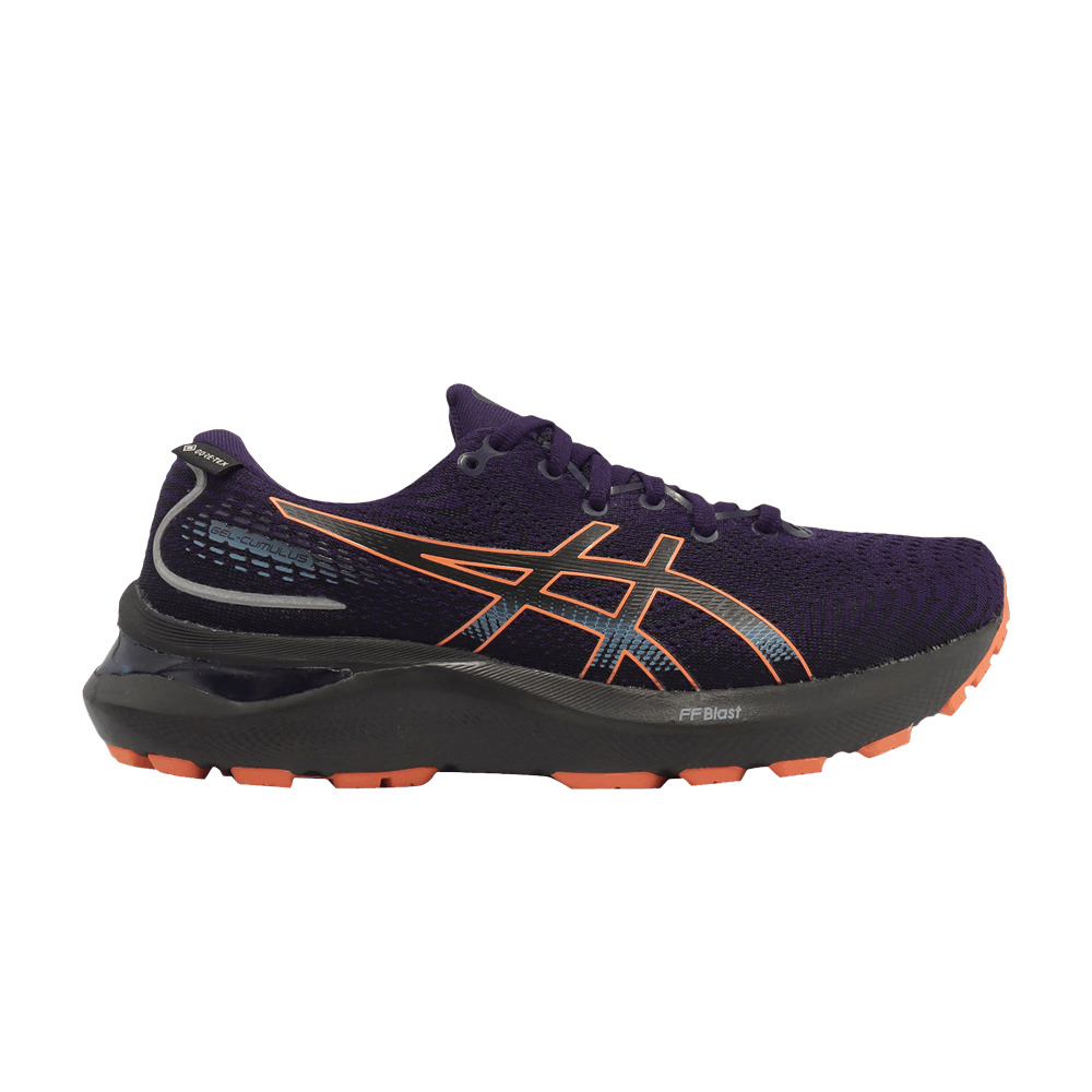 Wmns Gel Cumulus 24 GORE-TEX 'Night Shade Nova Orange' - 1