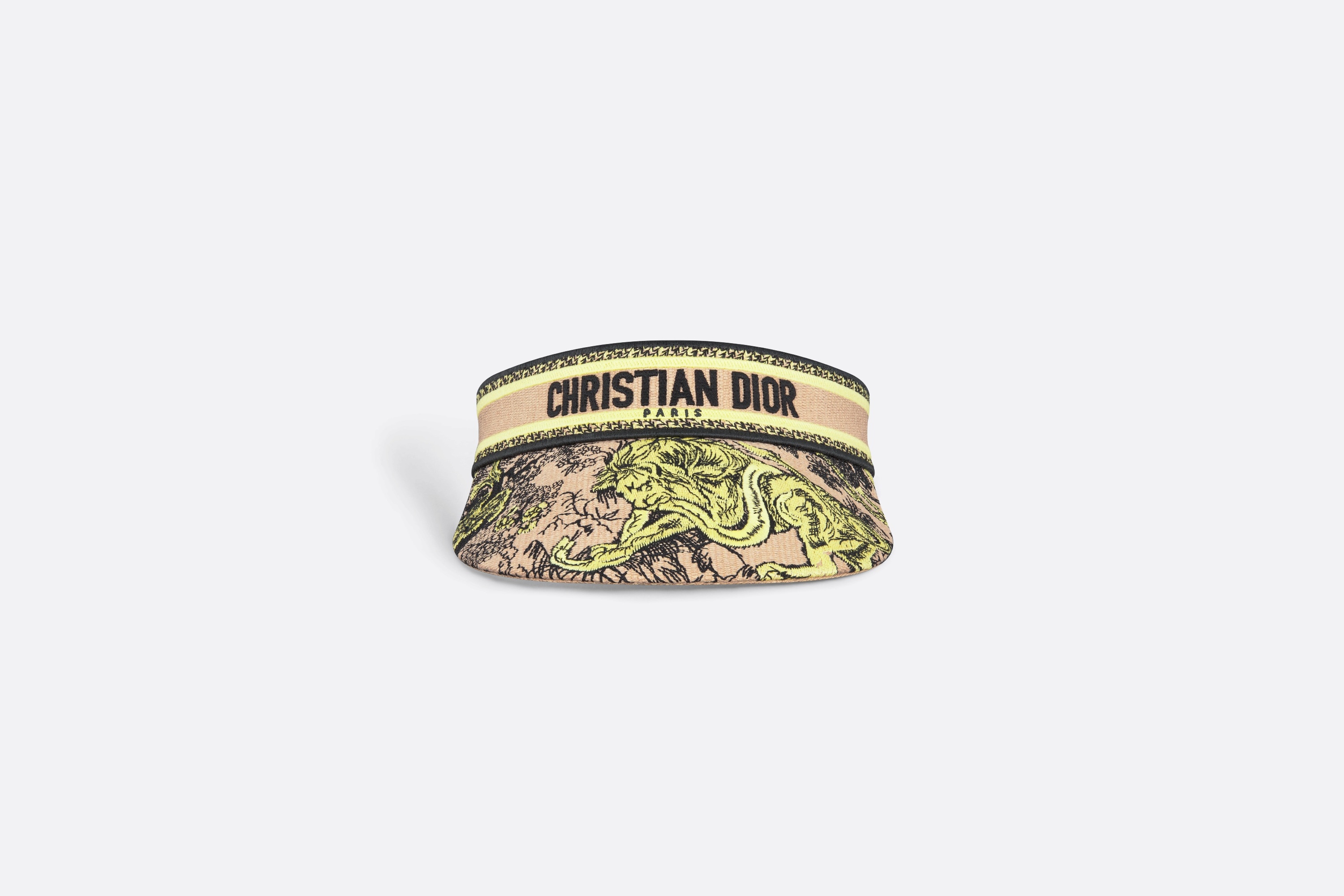 Dioriviera D-Smash Toile de Jouy Soleil Visor - 4