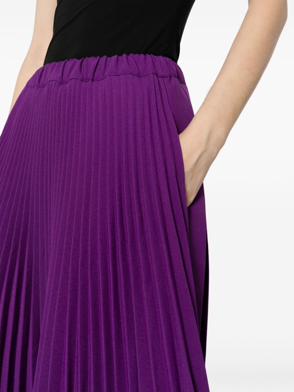 pleated midi skirt - 5